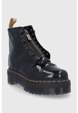 Dr. Martens Кубинки Vegan Sinclair дамски в черно с платформа - Pepit.bg