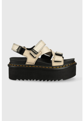 Dr. Martens Сандали в бежово с платформа - Pepit.bg