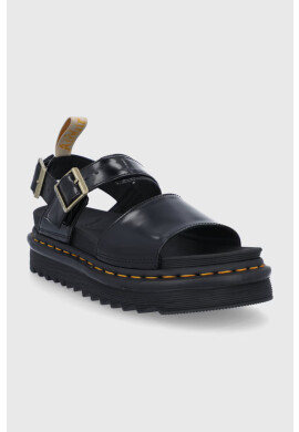 Dr. Martens Сандали Vegan Voss в черно с платформа - Pepit.bg