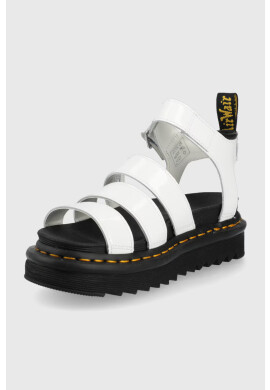 Dr. Martens Сандали дамски в бяло с платформа - Pepit.bg