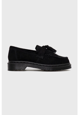 Dr. Martens Велурени мокасини в черно - Pepit.bg