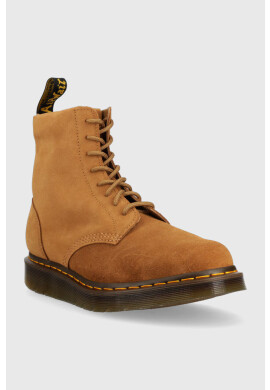 Dr. Martens Велурени туристически обувки Berman в кафяво - Pepit.bg