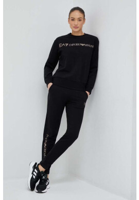 EA7 Emporio Armani Анцуг дамски в черно - Pepit.bg