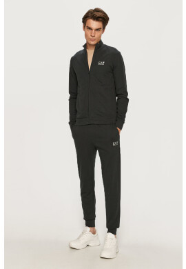 EA7 Emporio Armani Памучен анцуг в тъмносиньо - Pepit.bg
