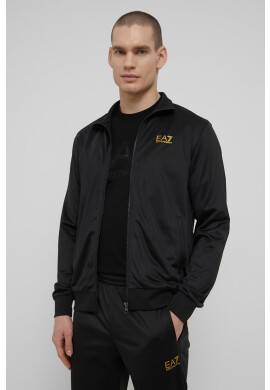 EA7 Emporio Armani Анцуг мъжки в черно - Pepit.bg
