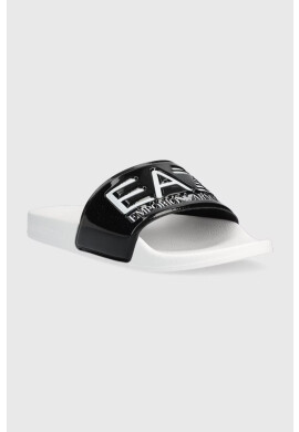 EA7 Emporio Armani Чехли в черно - Pepit.bg
