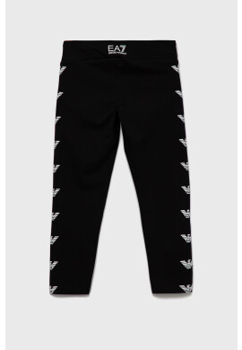 EA7 Emporio Armani Детски клин в черно с принт - Pepit.bg