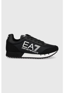 EA7 Emporio Armani Детски маратонки в черно - Pepit.bg