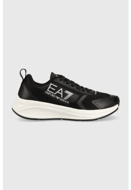 EA7 Emporio Armani Детски маратонки в черно - Pepit.bg