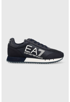 EA7 Emporio Armani Детски маратонки в тъмносиньо - Pepit.bg