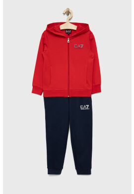 EA7 Emporio Armani Детски памучен анцуг - Pepit.bg