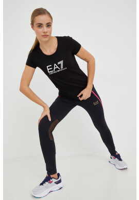 EA7 Emporio Armani Клин в черно с принт - Pepit.bg
