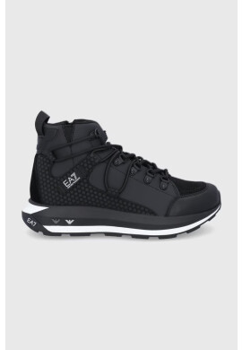 EA7 Emporio Armani Обувки в черно - Pepit.bg