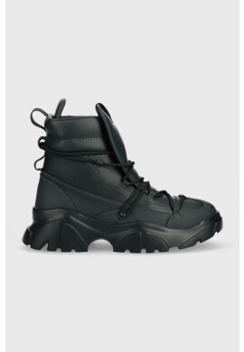 EA7 Emporio Armani Обувки Boot Flakes в зелено - Pepit.bg