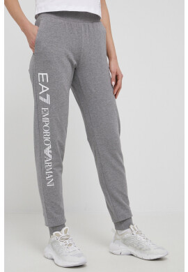 EA7 Emporio Armani Панталон дамски в сиво с изчистен дизайн - Pepit.bg