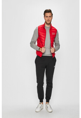 EA7 Emporio Armani Панталон мъжки в черно с изчистен дизайн - Pepit.bg