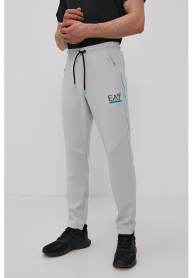 EA7 Emporio Armani Панталони в лилаво с принт - Pepit.bg