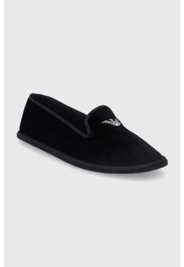 EA7 Emporio Armani Пантофи в черно - Pepit.bg
