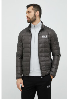 EA7 Emporio Armani Пухено яке в черно с преходна изолация - Pepit.bg