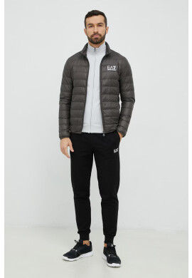 EA7 Emporio Armani Пухено яке в черно с преходна изолация - Pepit.bg