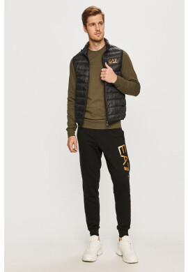 EA7 Emporio Armani Пухен елек мъжки в черно - Pepit.bg
