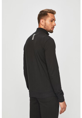 EA7 Emporio Armani Суичър в черно с изчистен дизайн - Pepit.bg
