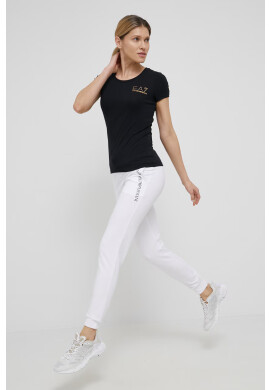 EA7 Emporio Armani Тениска дамска в черно - Pepit.bg