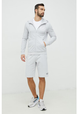 EA7 Emporio Armani Тениска в бяло с изчистен дизайн - Pepit.bg
