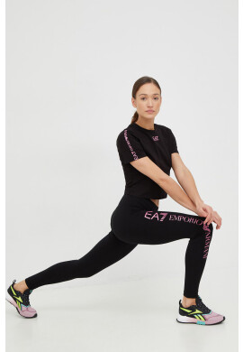 EA7 Emporio Armani Тениска в черно - Pepit.bg