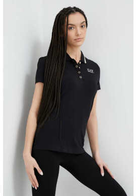 EA7 Emporio Armani Тениска в черно - Pepit.bg