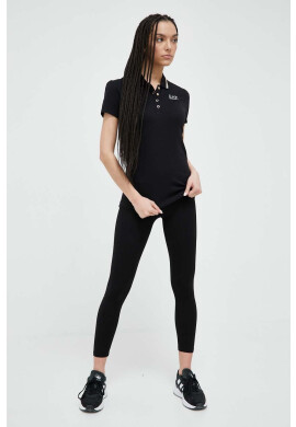 EA7 Emporio Armani Тениска в черно - Pepit.bg