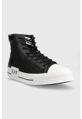 EA7 Emporio Armani Високи кецове в черно X8Z037 XK294 A120 - Pepit.bg