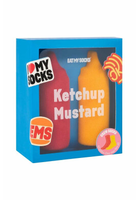 Eat My Socks Чорапи Ketchup & Mustard (2 чифта) - Pepit.bg