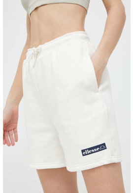 Ellesse Къс панталон в бежово с изчистен дизайн с висока талия - Pepit.bg