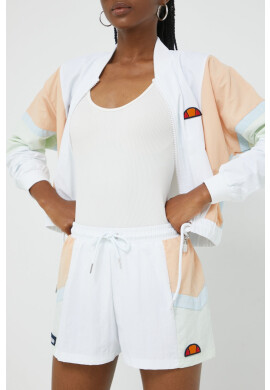 Ellesse Къси панталони в бяло с апликация със стандартна талия - Pepit.bg