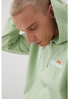 Ellesse Памучен суичър в зелено с апликация - Pepit.bg