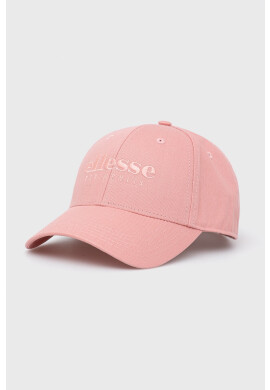Ellesse Памучна шапка в розово с апликация - Pepit.bg