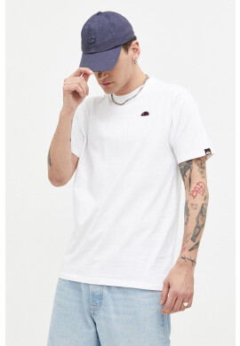 Ellesse Памучна тениска в бяло с принт - Pepit.bg