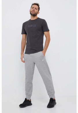 Ellesse Памучна тениска в сиво с апликация - Pepit.bg