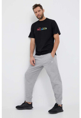 Ellesse Памучна тениска в черно с апликация - Pepit.bg