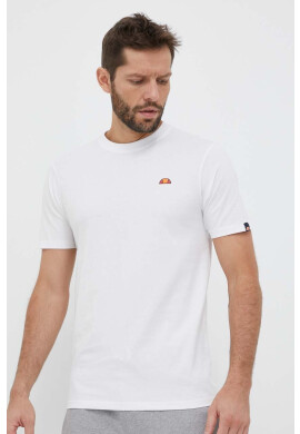 Ellesse Памучна тениска в бяло с принт - Pepit.bg