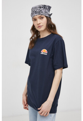 Ellesse Памучна тениска в зелено с принт - Pepit.bg