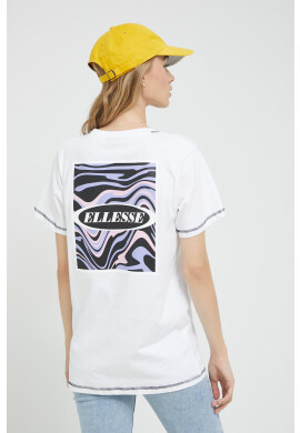 Ellesse Памучна тениска в бяло - Pepit.bg