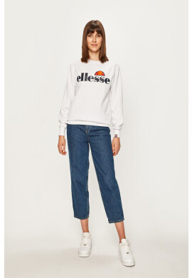Ellesse Суичър дамски в бяло с принт - Pepit.bg