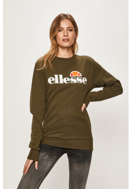 Ellesse Суичър дамски в зелено с принт - Pepit.bg