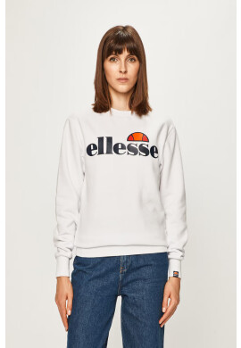 Ellesse Суичър дамски в бяло с принт - Pepit.bg