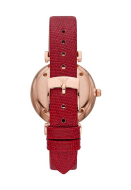 Emporio Armani Часовник дамски в червено - Pepit.bg