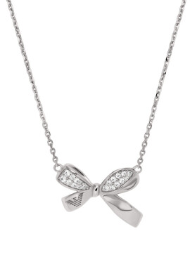 Emporio Armani Колие в сребристо - Pepit.bg