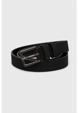 Emporio Armani Кожен колан мъжки в черно - Pepit.bg