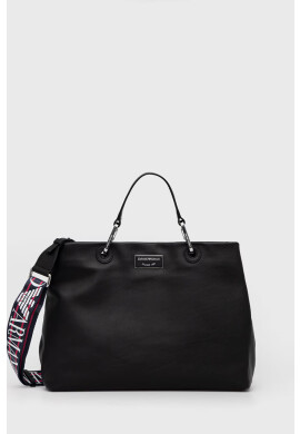 Emporio Armani Кожена чанта в черно - Pepit.bg